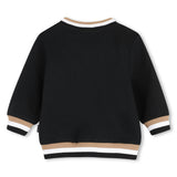 Black Logo Baby Jacket Set