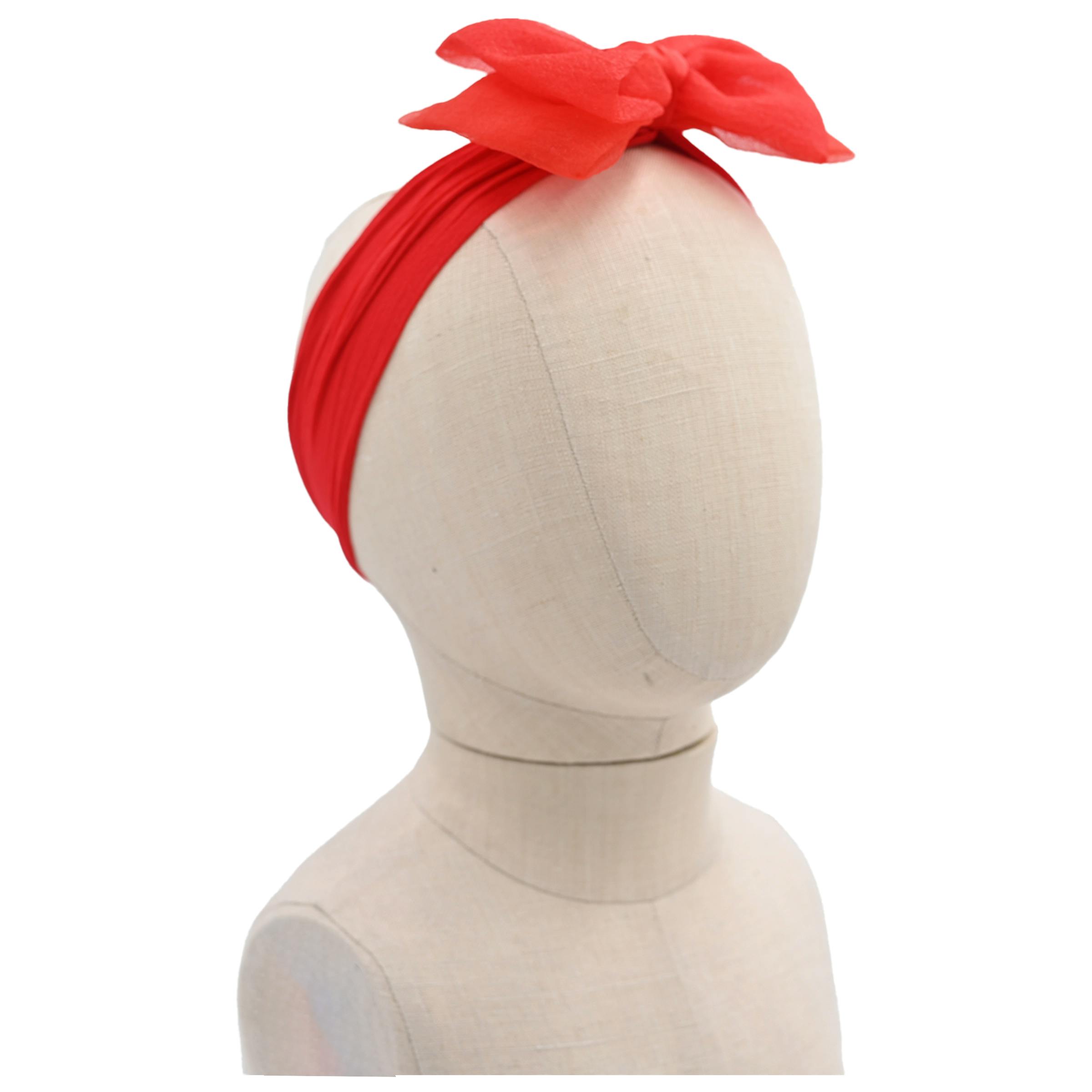 Multicolor Tulle Bow Headband