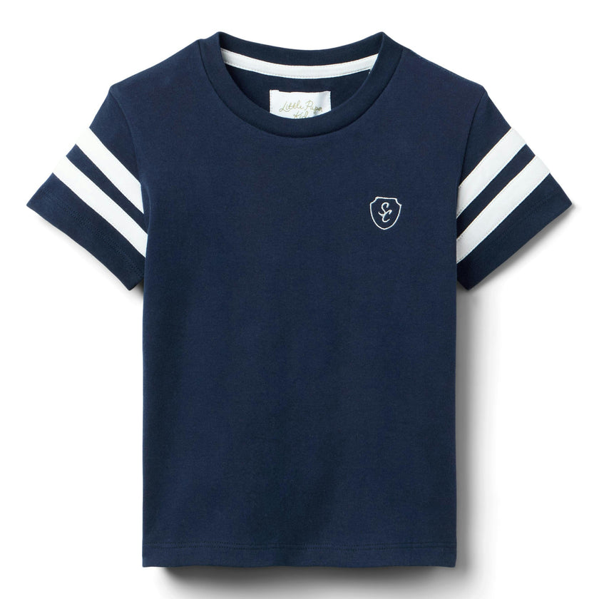 Lucas Tee - Navy w/Off White