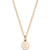 Children's Personalized Letter Pendant Necklace, 14k Gold Plated
