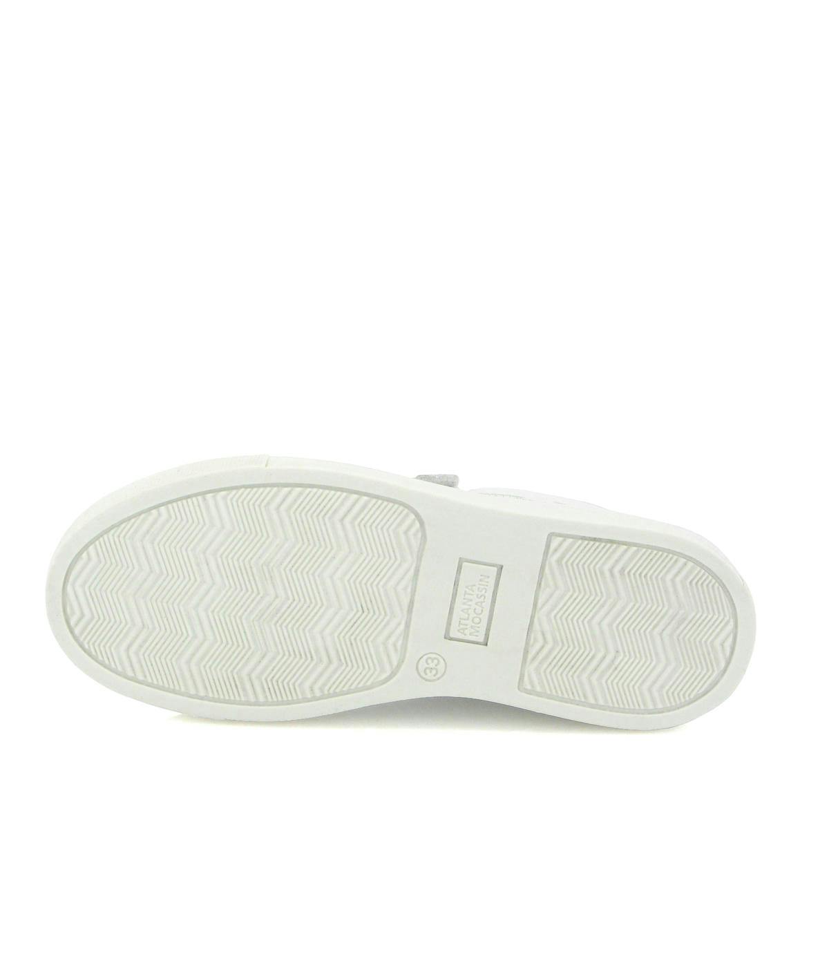3 Straps Sneakers - white smooth