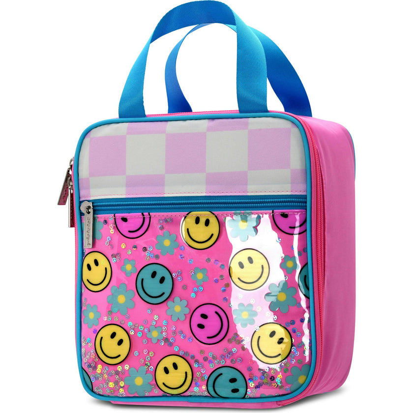 Happy Check Lunch Tote