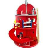 3-Story Fire Station Playset with 25 Figurines and Furnishings