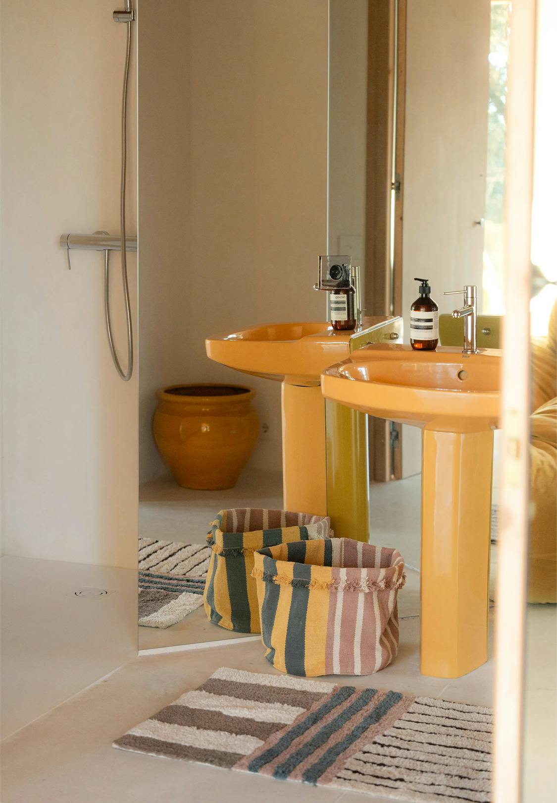 Basket Tall Terracota