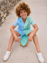 Checkered Summer Boys Set