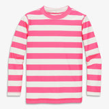 Kids long sleeve rash guard in stripe