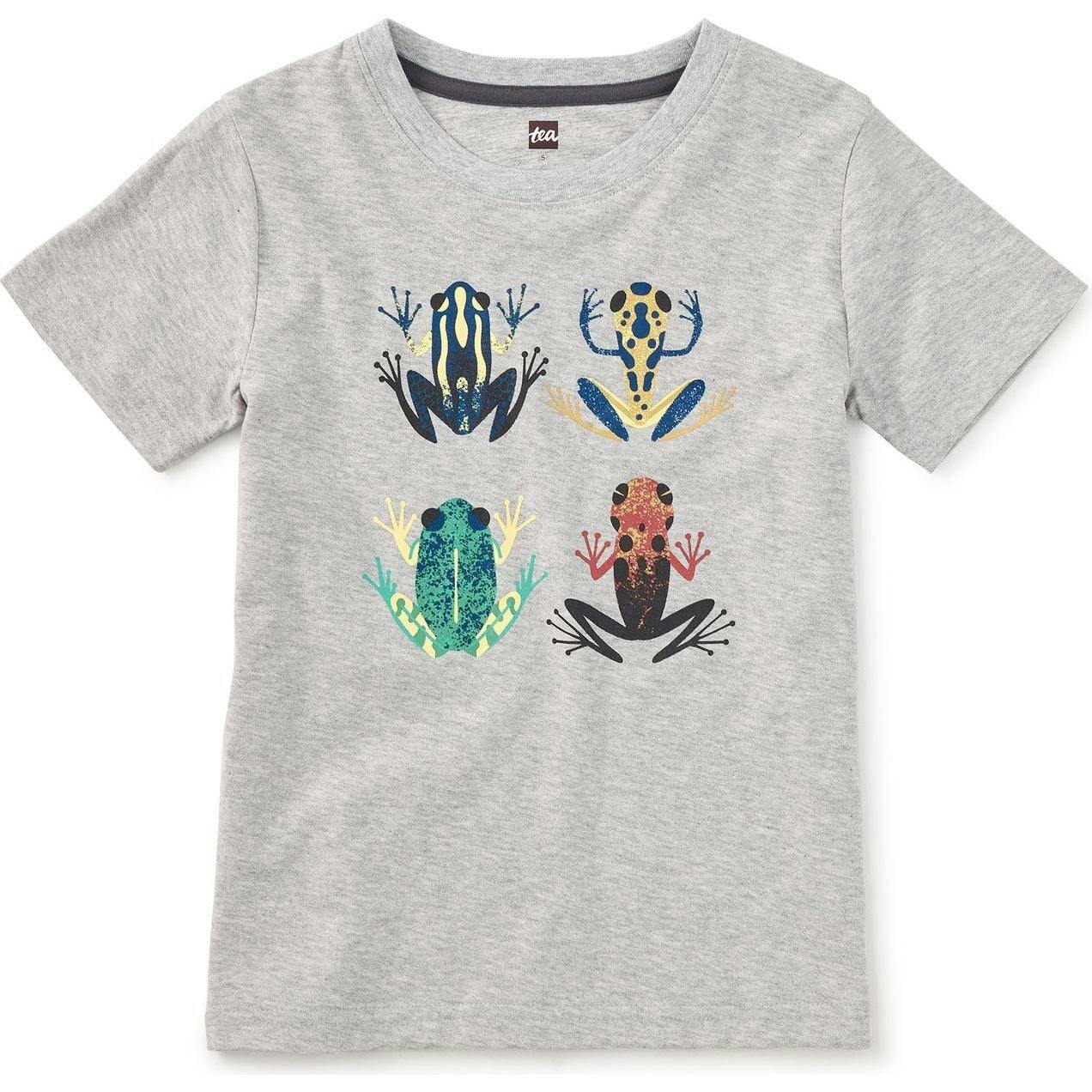 Cloud Forest Frogs Graphic Tee, Grey
