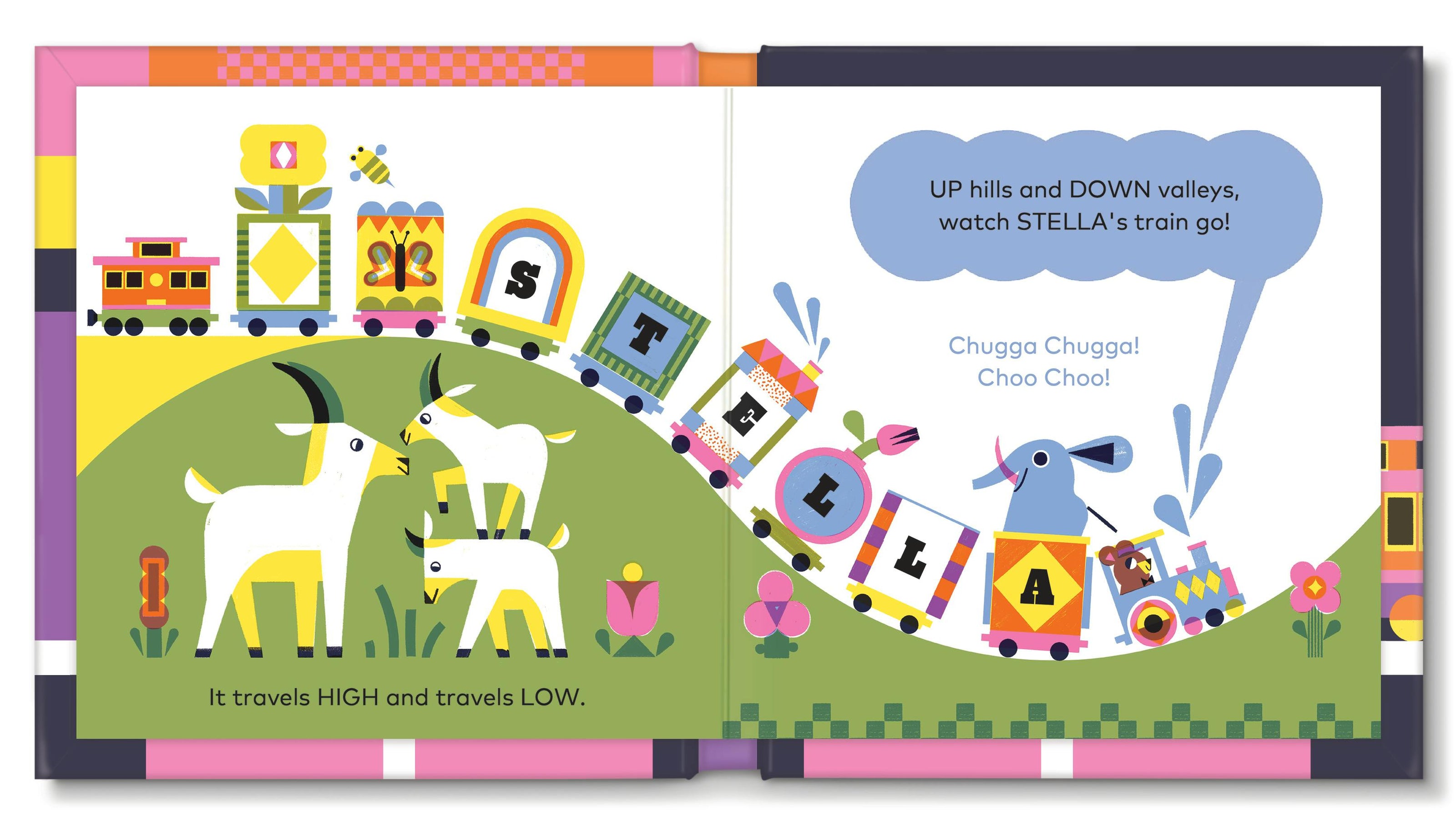 My Name Train Personalized Board Book