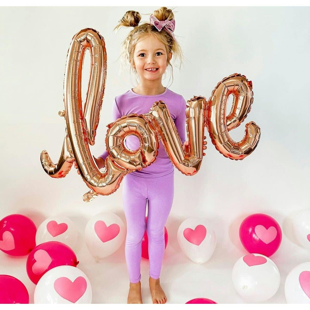 Lavender Bamboo Kids Pajamas
