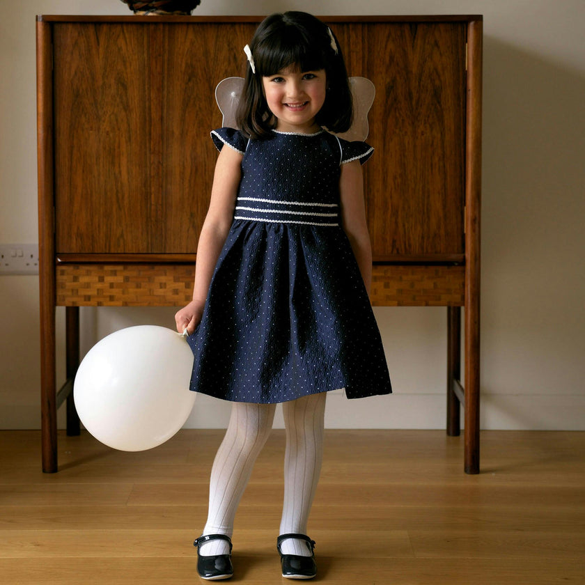 Dot Damask Dress