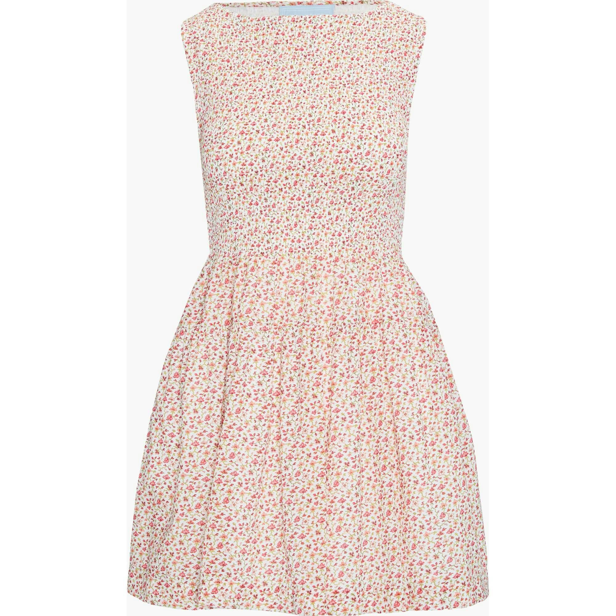 The Cosima Mini Nap Dress - Ivory Geo Ditsy