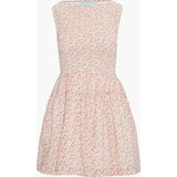 The Cosima Mini Nap Dress - Ivory Geo Ditsy