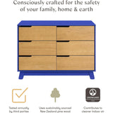 Hudson 6-Drawer Assembled Dresser (48")