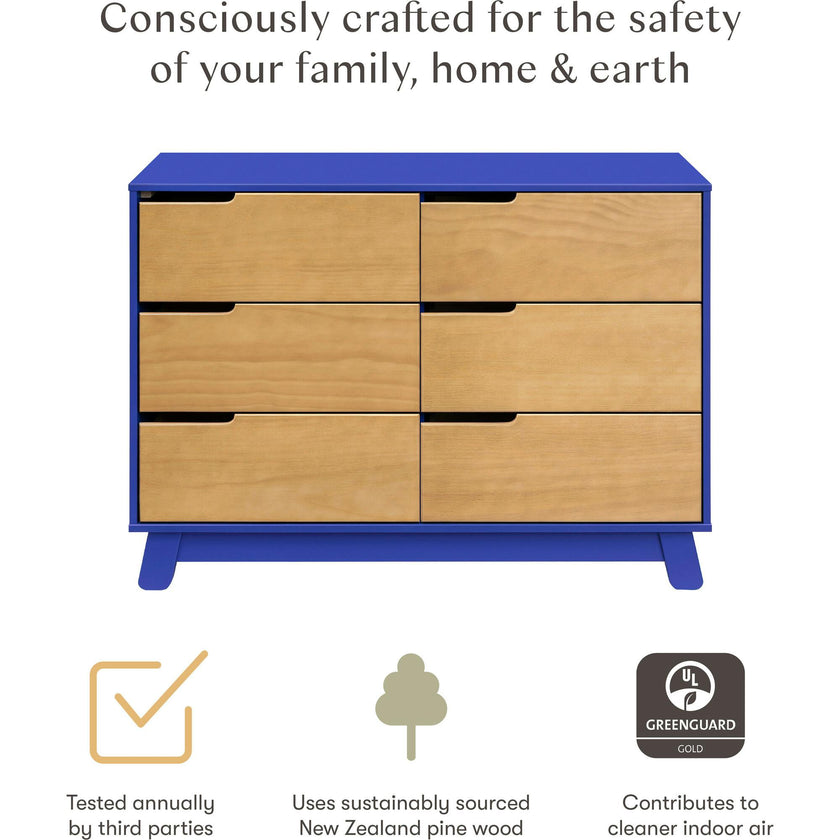 Hudson 6-Drawer Assembled Dresser (48")