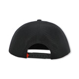 Black Mesh Cap with Adjustable Strap