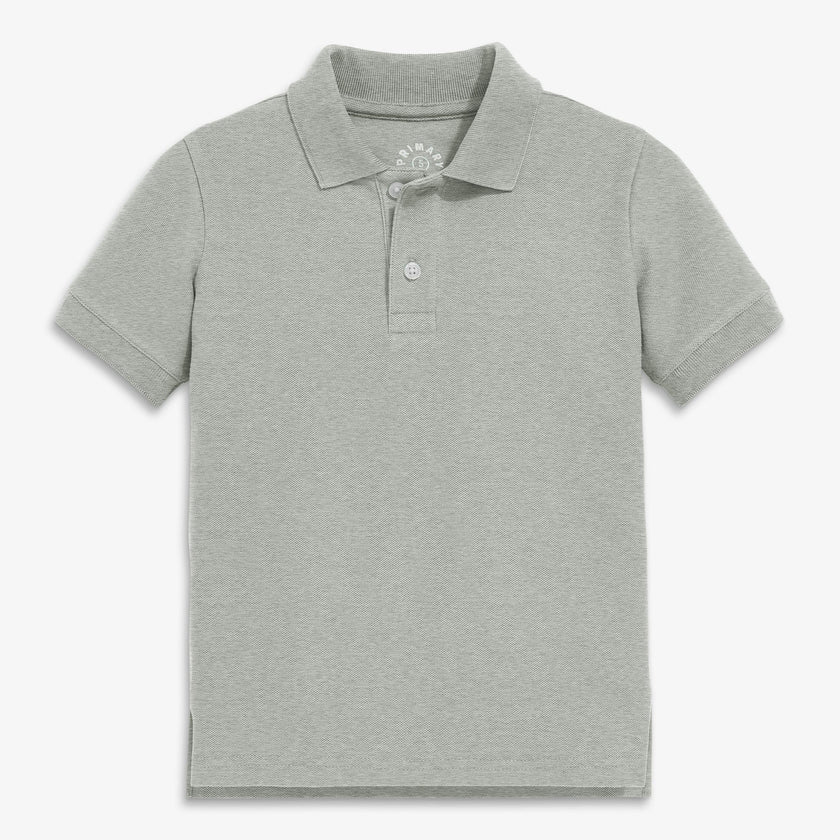 Kids short sleeve pique polo