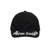 Black Brushed Logo Baseball Cap
