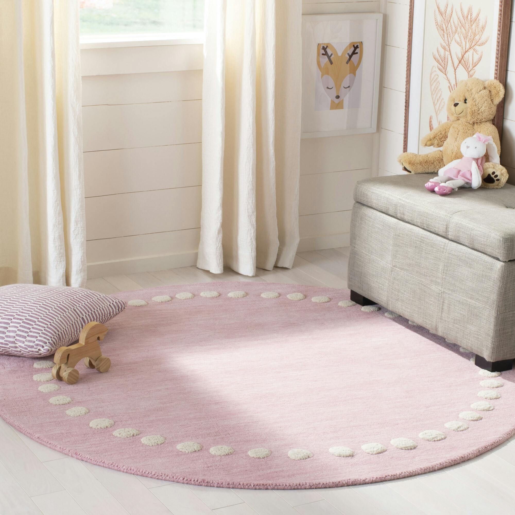 Kids Parker Rug, Pink