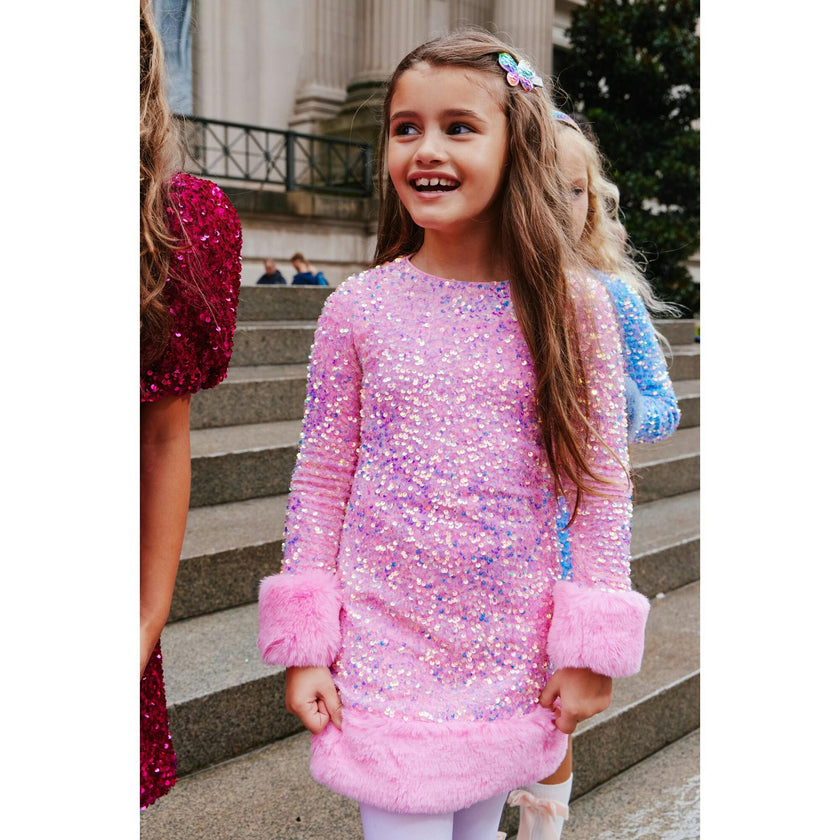 Sabrina Shimmer Dress