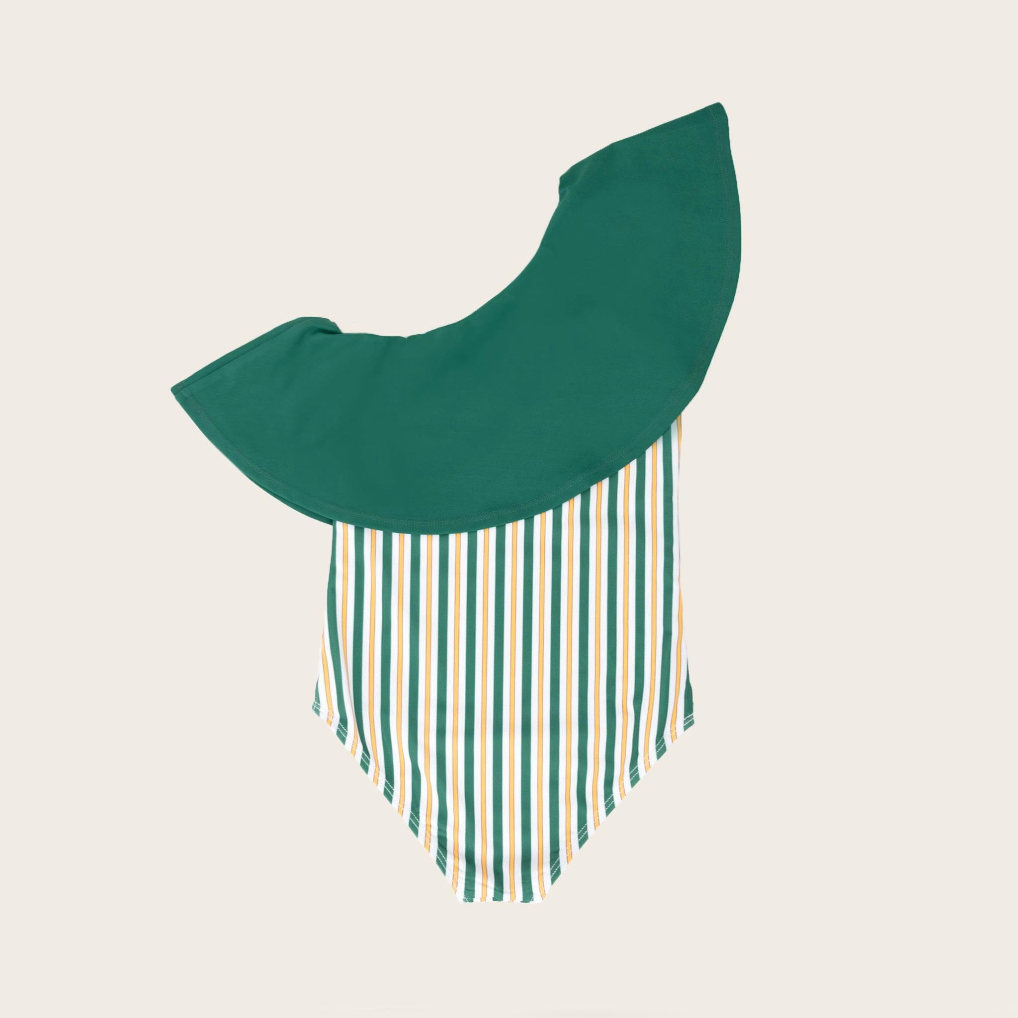 Hamptons Stripe One Shoulder Ruffle