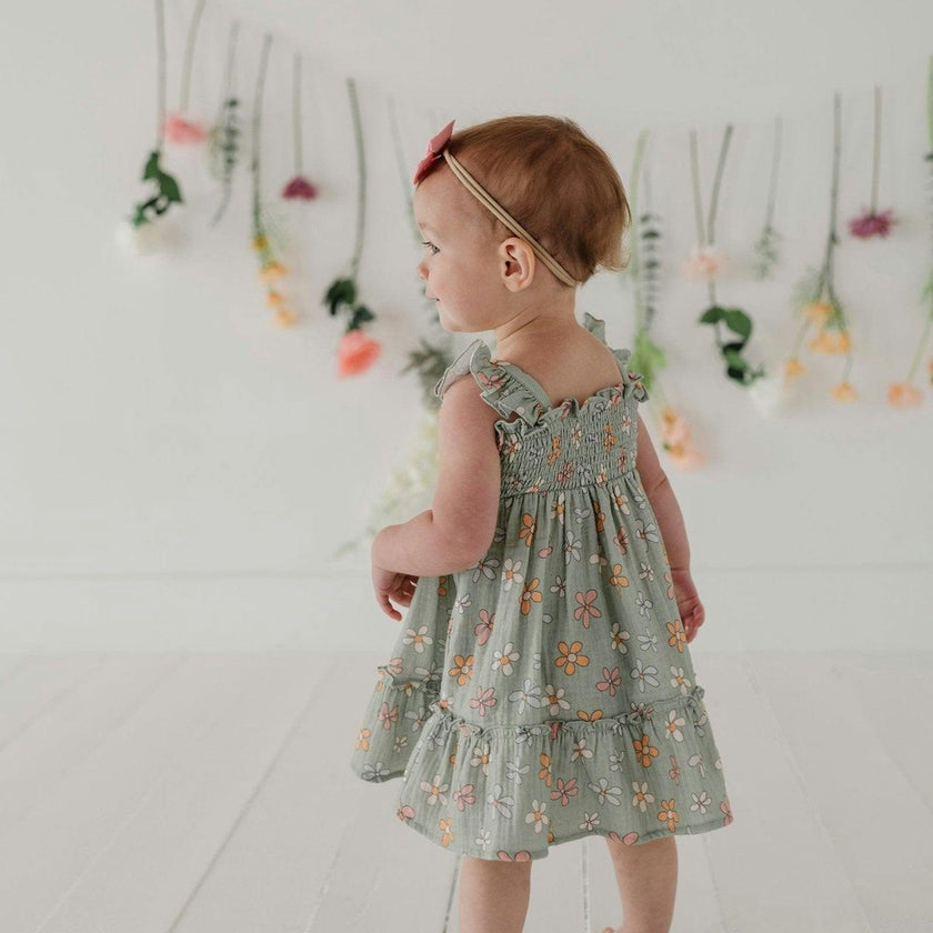 Baby Girl Flutter Dress Set
