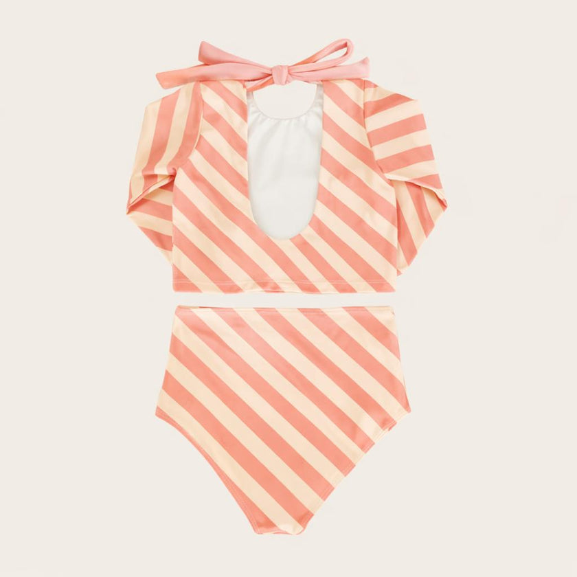 Soleil Stripe Two Piece Long Sleeve