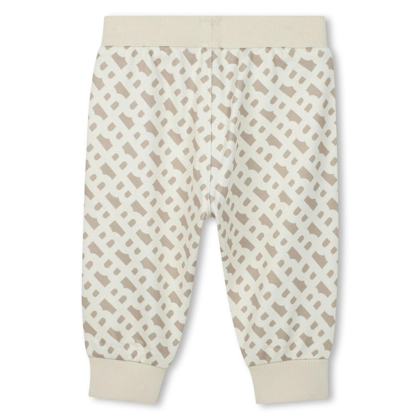 Sand Cardigan Patterned Pants Set