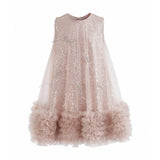 Pink Evangeline Sequin Tulle Dress