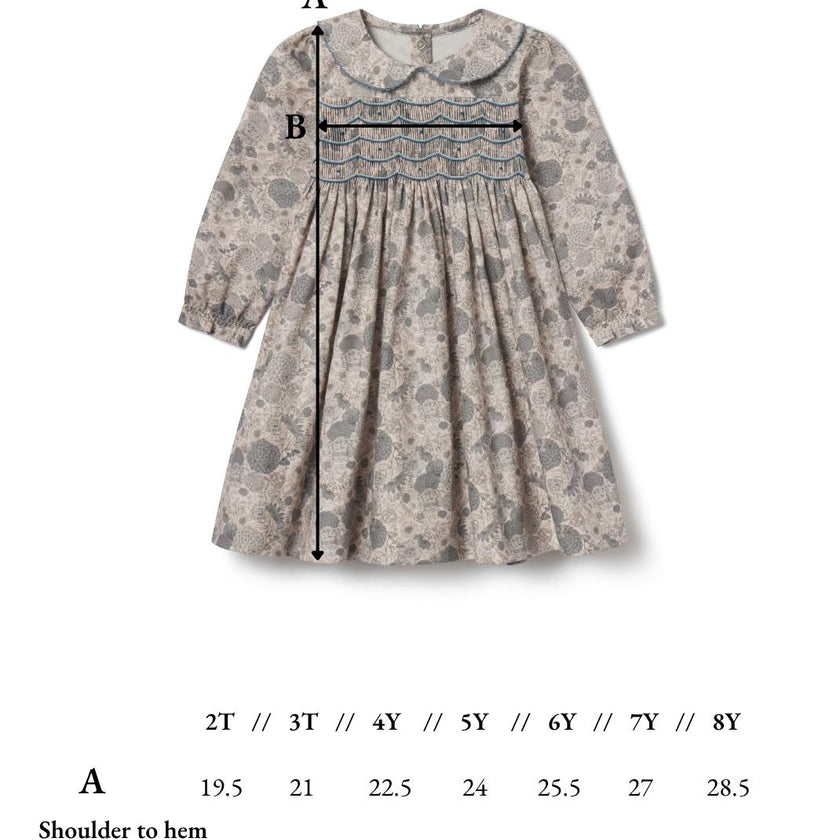 Clara Dress in Dahlia Daze