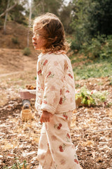 Quilted Jacket in Cherry Bloom