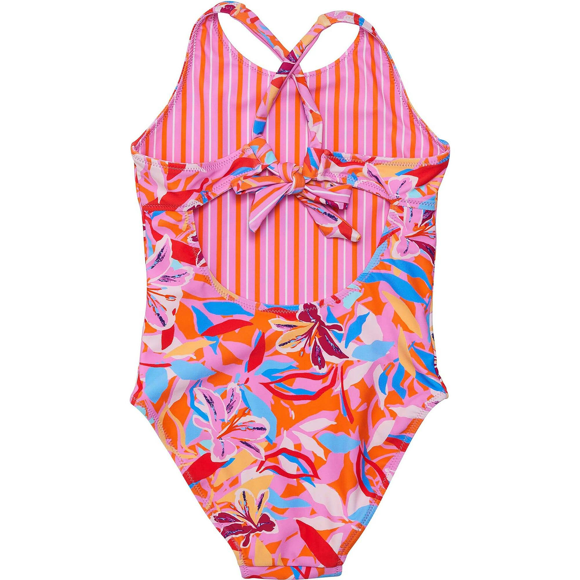 UPF50+ Sustainable Reversible Halter X-Back Swimsuit