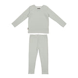 Directional Striped Raglan Sleeve Top & Pant Set