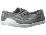 Cienta 70777.23 Washed Grey Canvas Laceless Sneaker