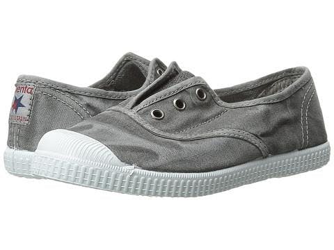 Cienta 70777.23 Washed Grey Canvas Laceless Sneaker