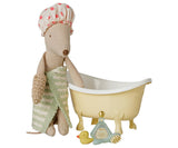 Bathtub set, Mouse - Yellow