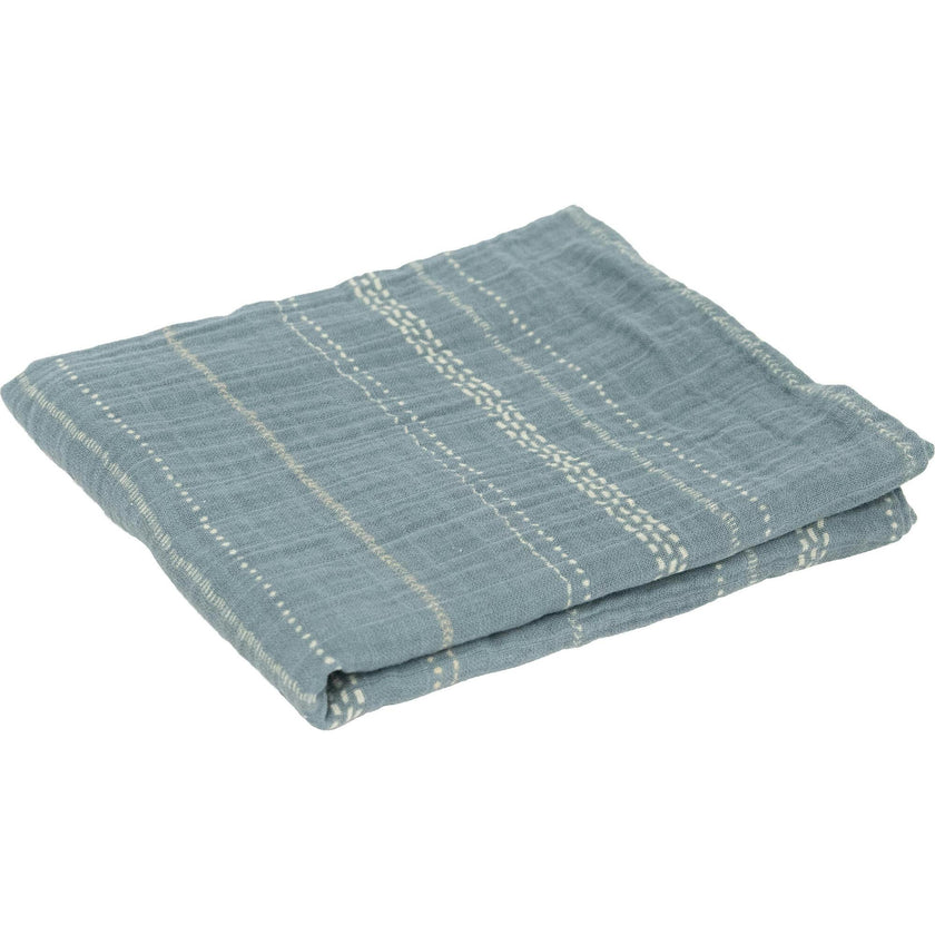 Organic Cotton Muslin Swaddle Blanket 2 Pack - White