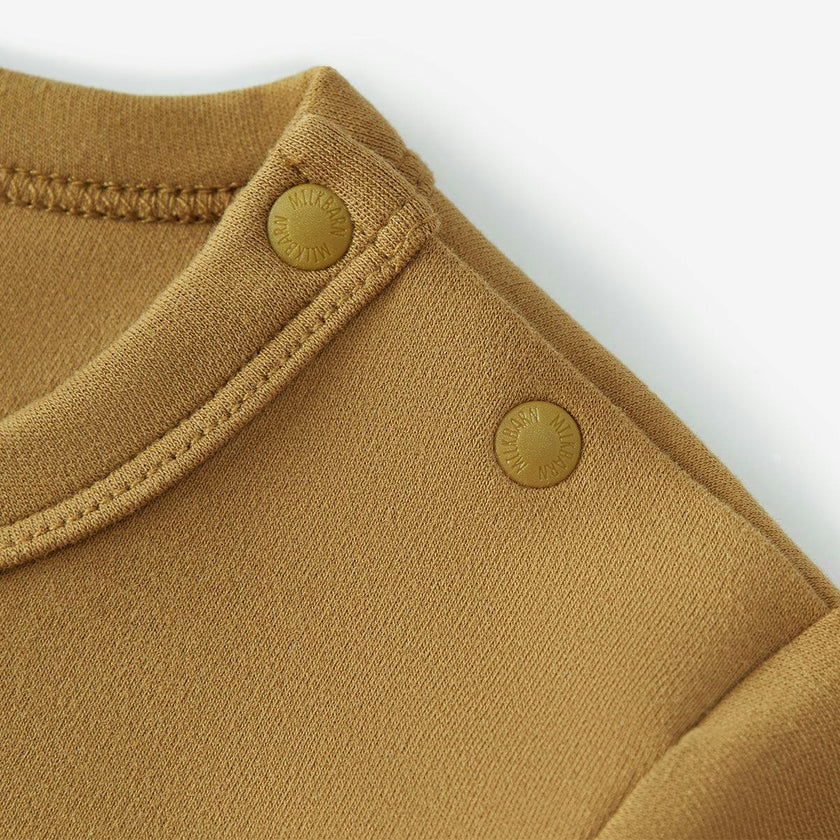 Peanut Brushed Long Sleeve T-Shirt