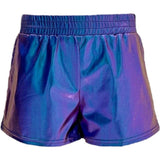 Metallic Track Shorts Blue