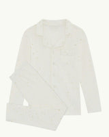 Aspen Star & Crown Child Pyjama - Natural