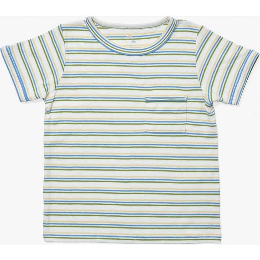 Willie T-Shirt, Butter Triple Stripe