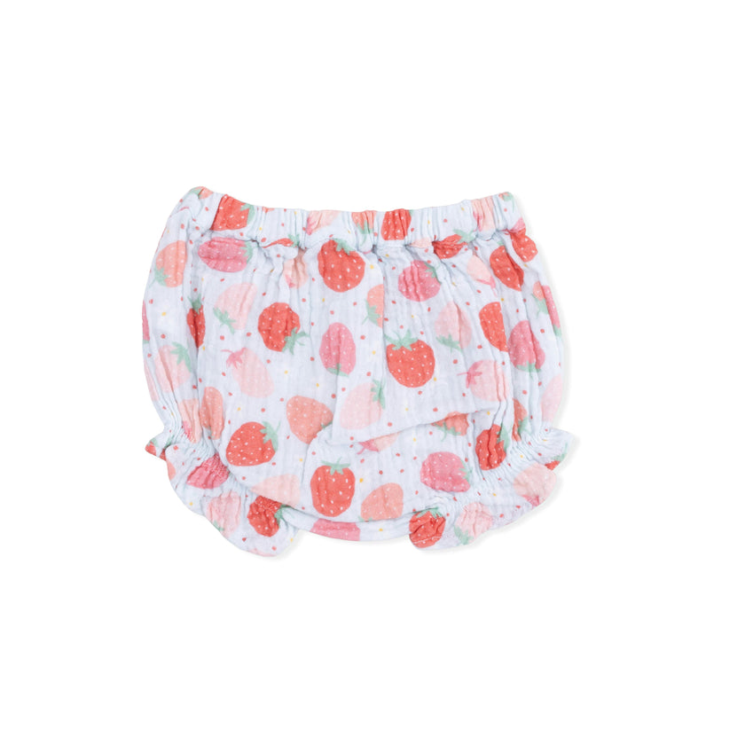 Strawberry Bliss - Ruffle Back Top & Bloomer