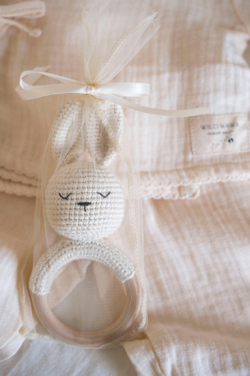 Crochet Rattle in Bunny