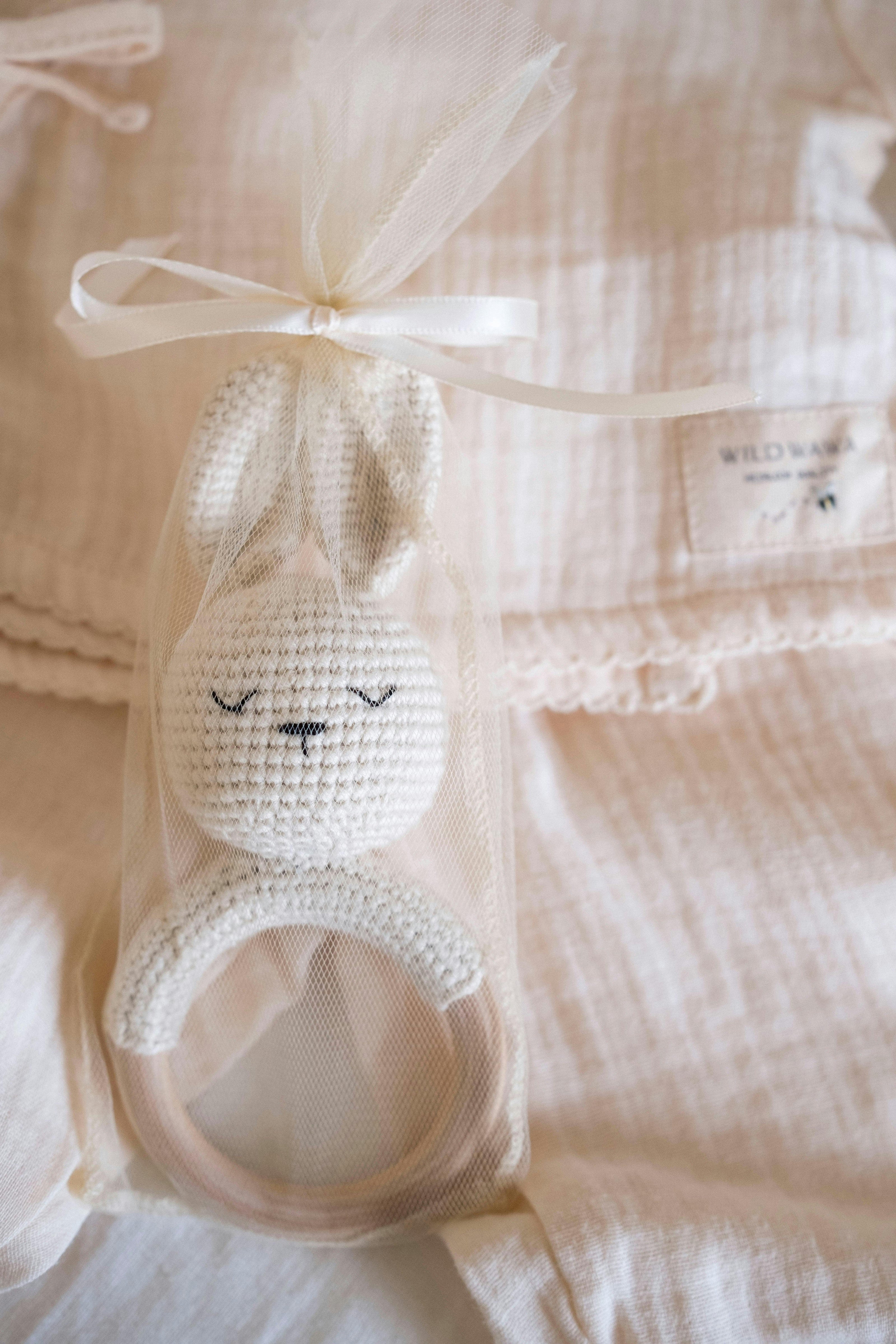 Crochet Rattle in Bunny
