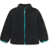 Teddy Fleece Zip Up Jacket, Grey