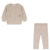 Polka Dot Sweatshirt & Legging Set