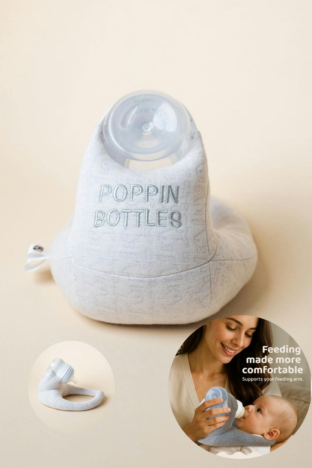 Baby Bottle Pillow Holder for Parents - 