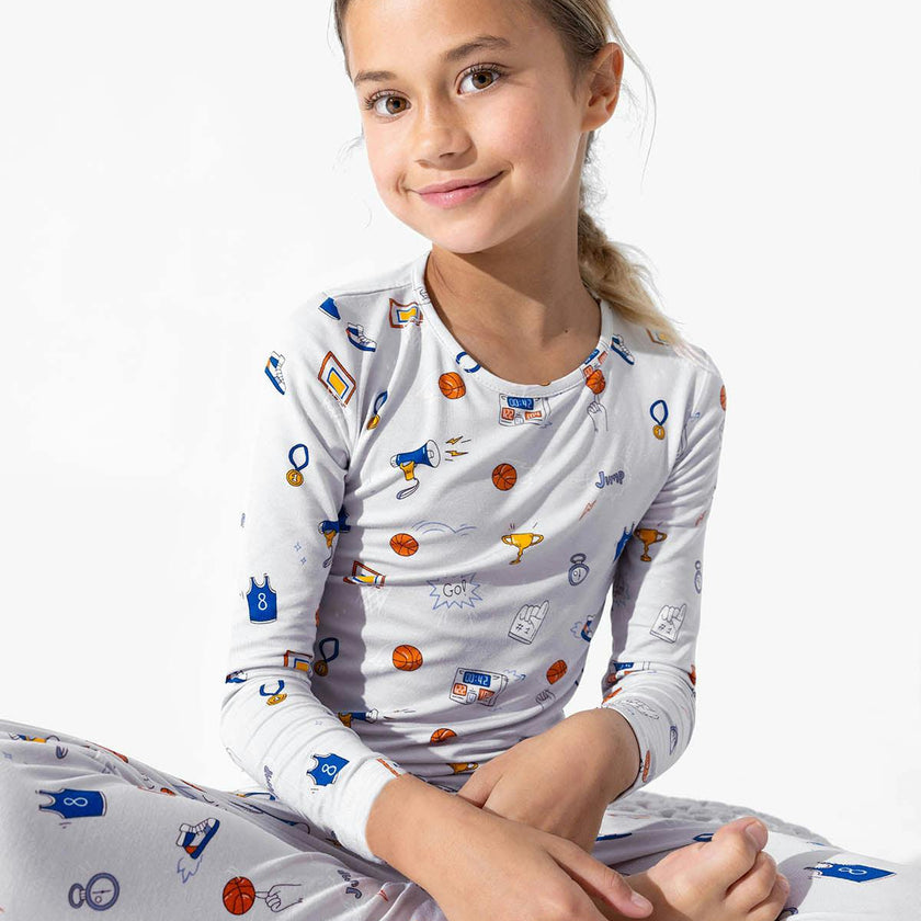 All Star Basketball Bamboo Kids Pajamas