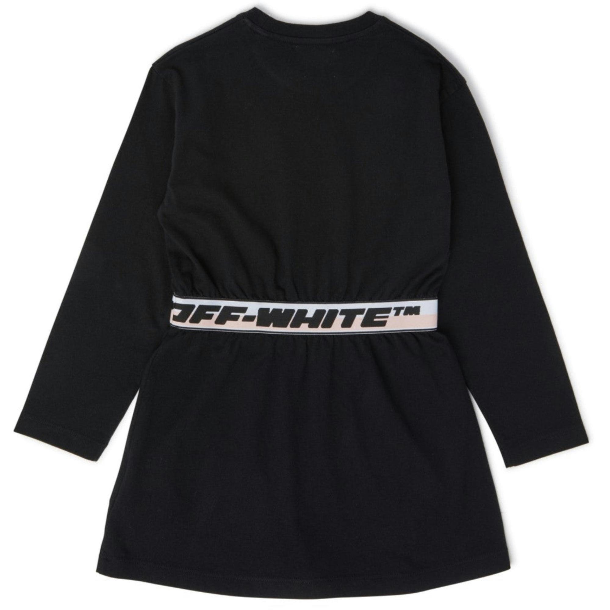 Black Logo Band Dress