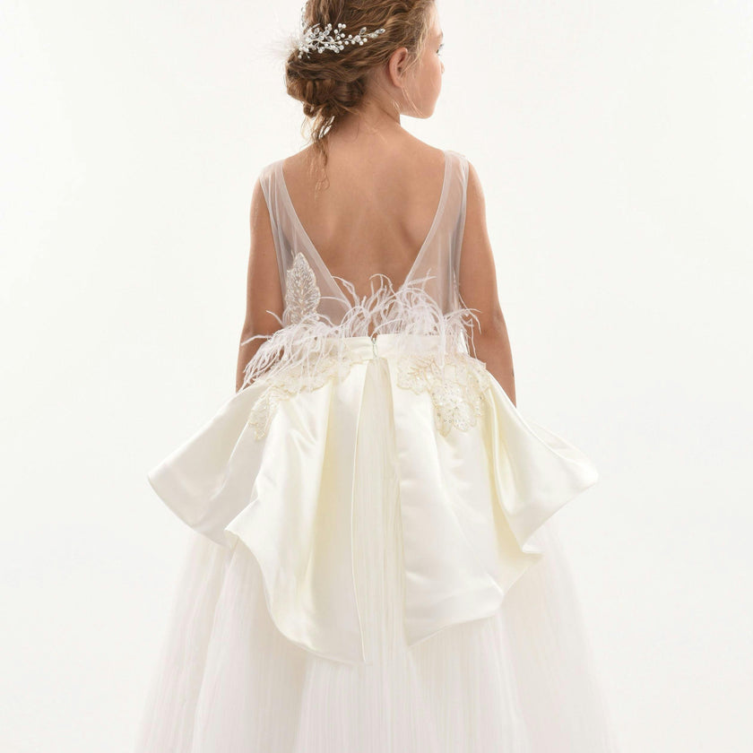 Ivory Belridge Floral Cascade Dress