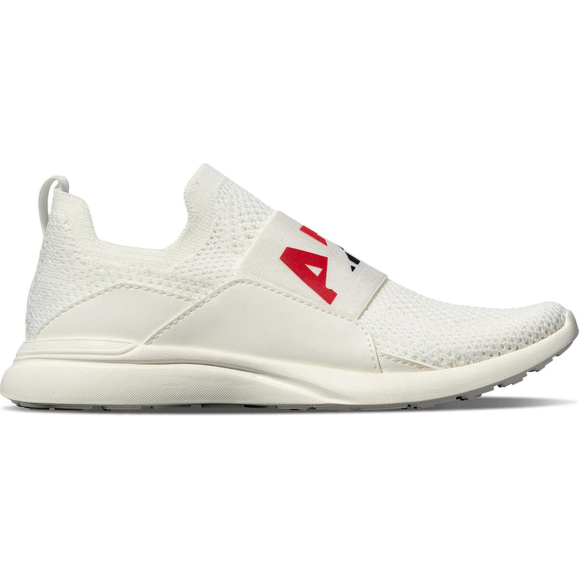 Youth's TechLoom Bliss Ivory / Red / Navy, White